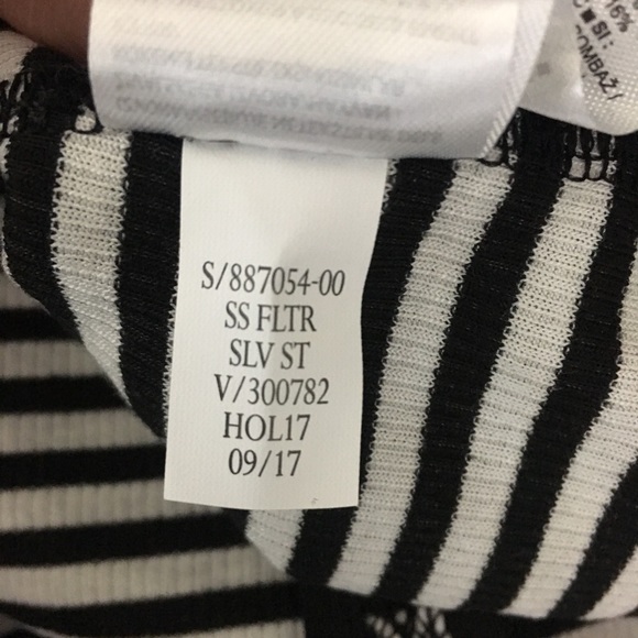 Banana Republic Flutter Sleeve Striped Lace Dress - Picture 8 of 9